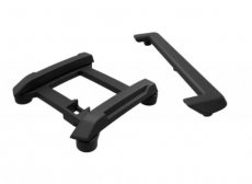 (TRX10717BLK) Skid plate (roof)/ tailgate protector (black)/ mounts (2)/ 3x8mm BCS (7) (fits #10711 body)
