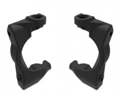 (TRX10732BLK) Caster blocks (c-hubs), left & right (black)