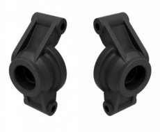 (TRX 10752) Carriers, stub axle (black) (rear) (left & right)