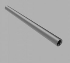 (TRX10757X) Driveshaft, center, aluminum (requires #10762 with either #10758 or 10760)