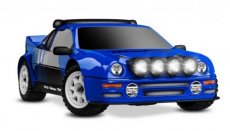 (TRX 108046-1 BLUE) Traxxas Mini Rally VXL Ford RS200 incl battery & USB charger Blue