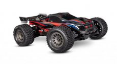 (TRX 108076-1-RED) Traxxas Mini XRT VXL incl 2S battery & USB charger Red