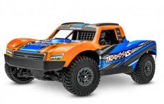 (TRX108164-1-ORNG) Traxxas Mini Slash BL-2s Orange incl battery & USB charger