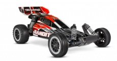 (TRX24054-8-RED)TRAXXAS BANDIT 1/10 EXTREME SPORTS BUGGY USB, RED
