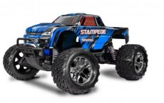 (TRX36254-8BLUE) Traxxas Stampede 2WD Brushed HD incl battery & USB-C charger Blue