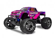 (TRX36254-8PINK) Traxxas Stampede 2WD Brushed HD incl battery & USB-C charger Pink