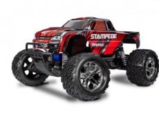 (TRX36254-8RED) Traxxas Stampede 2WD Brushed HD incl battery & USB-C charger Red