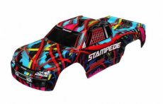 (TRX 3649) Body, Stampede, Hawaiian graphics (painted, decals applied)