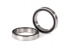 (TRX 5098A) Ball bearings, black rubber sealed (17x23x4mm) (2)