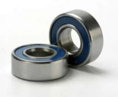 (TRX5116)Ball bearings, blue rubber sealed (5x11x4mm) (2)