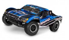 (TRX58234-8BLUE) Traxxas Slash: 1/10-Scale 2WD brushed HD w/USB-C - Blue