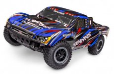 (TRX 58334-4 BLUE) Traxxas Slash Brushless BL-2s: 1/10 2WD HD - Blue