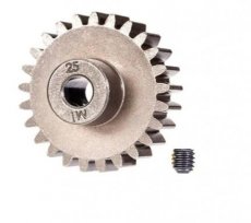 TRX 6492X (TRX6492X) Gear, 25-T pinion (1.0 metric pitch) (fits 5mm shaft)/ set screw (for use only with steel spur gears)