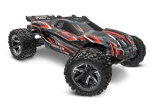 (TRX 67376-4RED) Traxxas Rustler 4X4 VXL HD TQi TSM (no battery/charger) RED