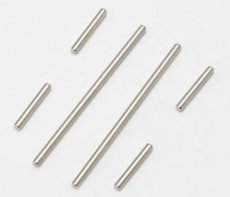 (TRX7021)Suspension pin set (front or rear), 2x46mm (2), 2x14mm (4)