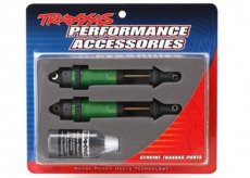 (TRX 7462G) Shocks, GTR xx-long green-anodized, PTFEcoated bodies with TiN shafts (fully ass