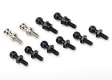 (TRX 7540X) Pivot Balls: black (6), silver(2), black (long) (2)