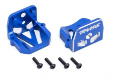 TRX 7760-BLUE (TRX 7760-BLUE) Motor mounts, 6061-T6 aluminum (blue-anodized) (front & rear)