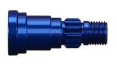 (TRX 7768) Stub axle, aluminum (blue-anodized) (1)