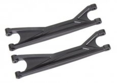 (TRX7892) SUSPENSION ARMS, UPPER, BLACK (LEFT OR RIGHT, FRONT OR REAR) (2) (FOR USE WITH #7895 X-MAXX, WIDEMAXX, SUSPENSION KIT)