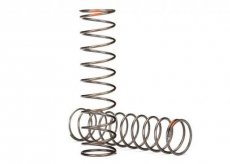 (TRX 8044) Springs, shock (natural finish(GTS)(0.39 rate, orange stripe)