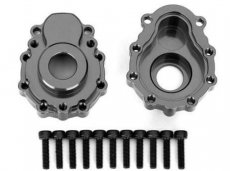 (TRX8251A) PORTAL HOUSINGS, OUTER, 6061-T6 ALUMINUM (CHARCOAL GRAY-ANODIZED)