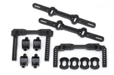 (TRX 8316) BODY MOUNTS, FRONT & REAR/ BODY MOUNT POSTS/ BODY MOUNT SLID