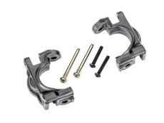 (TRX 9032-GRAY) Caster blocks (c-hubs), extreme heavy duty, gray (left & right)