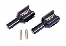 (TRX 9583X) Differential output cup, front or rear (hardened steel, heavy duty) (2)/ 2.5x12mm pin (2)