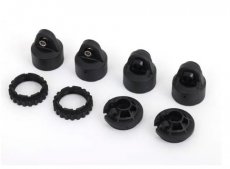(TRX 9664) Shock caps, GT-Maxx shocks (2)/ spring perch/ adjusters (2)