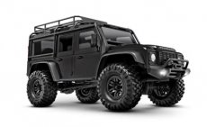 (TRX 97054 1 BLK) Traxxas TRX-4M 1/18 Scale and Trail Crawler Land Rover 4WD Electric Truck with TQ Black