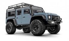 (TRX 97054-1XBLU) Traxxas TRX-4M 1/18 Scale and Trail Crawler Land Rover 4WD Electric Truck with TQ Light Blue