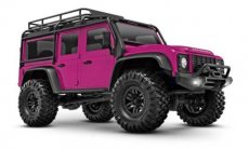 TRX 97054-1-PINK (TRX 97054) Traxxas TRX-4M 1/18 Scale and Trail Crawler Land Rover 4WD Electric Truck with TQ Pink