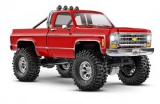 (TRX 97064-1 RED) Traxxas TRX-4M High Trail Crawler with 1979 Chevrolet K10 Truck Body: 1/18-Scale 4WD Electric Truck Red