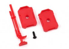 (TRX 9721) Fuel canisters (left & right)/ jack (red) (fits #9712 body)