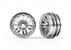 (TRX 9768 SATIN) Wheels, 1.0 (satin chrome) (2)