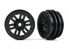 (TRX 9768) Wheels, 1.0 (black) (2)