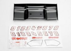 (TRX5446) Wing, Revo (black)/ decal sheet