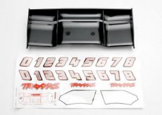 (TRX5446G) Wing, Revo (Exo-Carbon finish)/ decal sheet