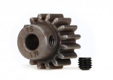 (TRX6489X) Gear, 16-T pinion (1.0 metric pitch) (fits 5mm shaft)