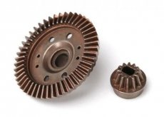 (TRX6779) Ring gear, differential/ pinion gear dif (12/47 rear)