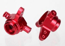 (TRX6837R) Steering blocks, 6061-T6 aluminum, left & right