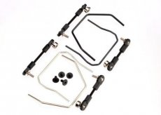 (TRX6898) Sway bar kit, Slash 4x4 (front and rear) (includes front and