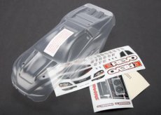 (TRX7111) Body, 1/16 E-Revo (clear, requires painting)/ grill and ligh