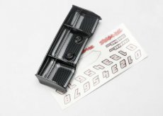 (TRX7122G) Wing, 1/16 E-Revo (Exo-carbon finish)/ decal sheet