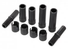 (TRX8250) Half shafts, center (internal splined, front (2) & internal