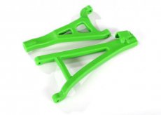 (TRX8632G) Suspension arms, green, front (left), heavy duty (upper (1)/ lower (1)