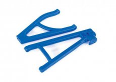 (TRX8634X) Suspension arms, blue, rear (left), heavy duty, adjustable wheelbase (upper (1)