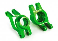 (TRX8952G) Carriers, stub axle (green-anodized 6061-T6 aluminum) (rear) (2)