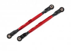 (TRX8997R) Toe links, Wide Maxx (TUBES 6061-T6 aluminum (red-anodized))